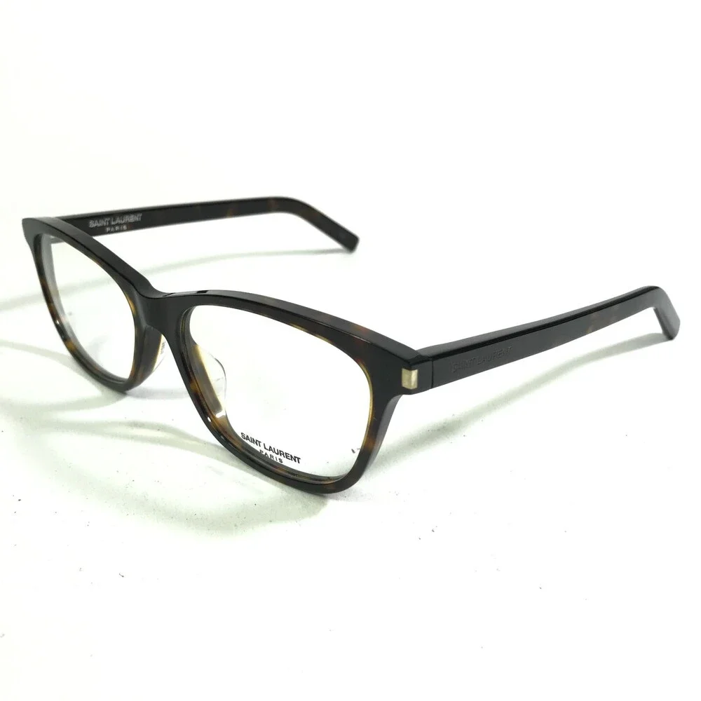 Saint Laurent Eyeglasses Frames SL 12/F 002 Tortoise Square Full Rim 54-16-140